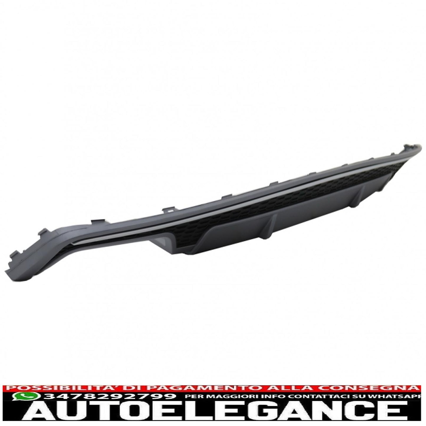 Diffusore d'aria per mantovana paraurti posteriore adatto per audi a7 4g facelift (2015-2018) solo design s7 paraurti standard