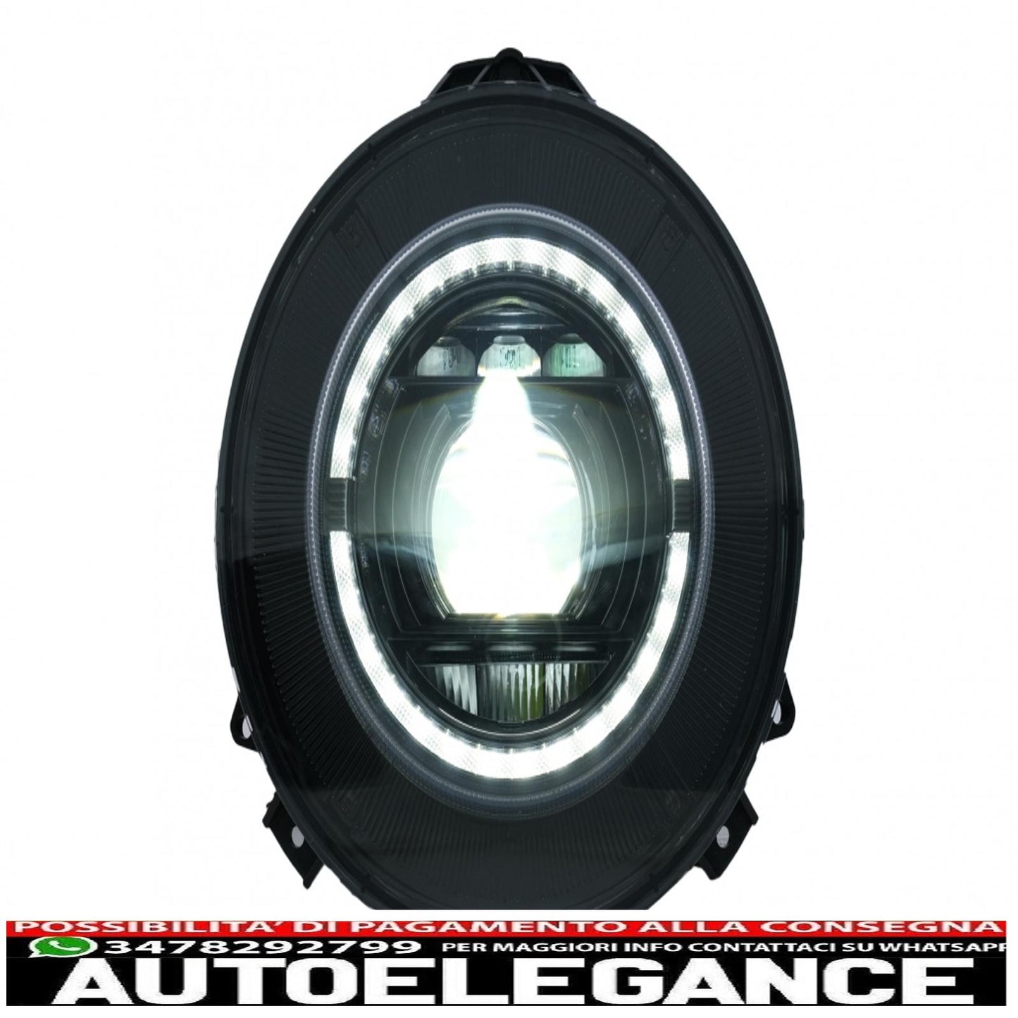 fari anteriori full led adatti per mercedes classe g w463 (2007-2017) design nero facelift 2018