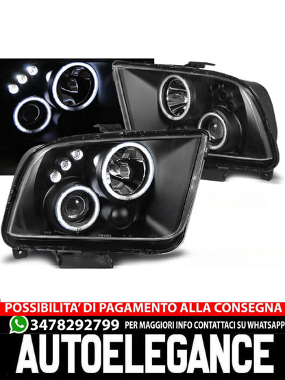 FARI NERI ANGEL EYES ADATTI COMPATIBILI PER FORD MUSTANG 04-09