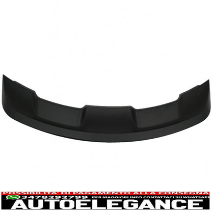 Trunk Spoiler Suitable for Ford Mustang Mk6 Sixth Generation (2015-2020) GT500 Design Matte Black 