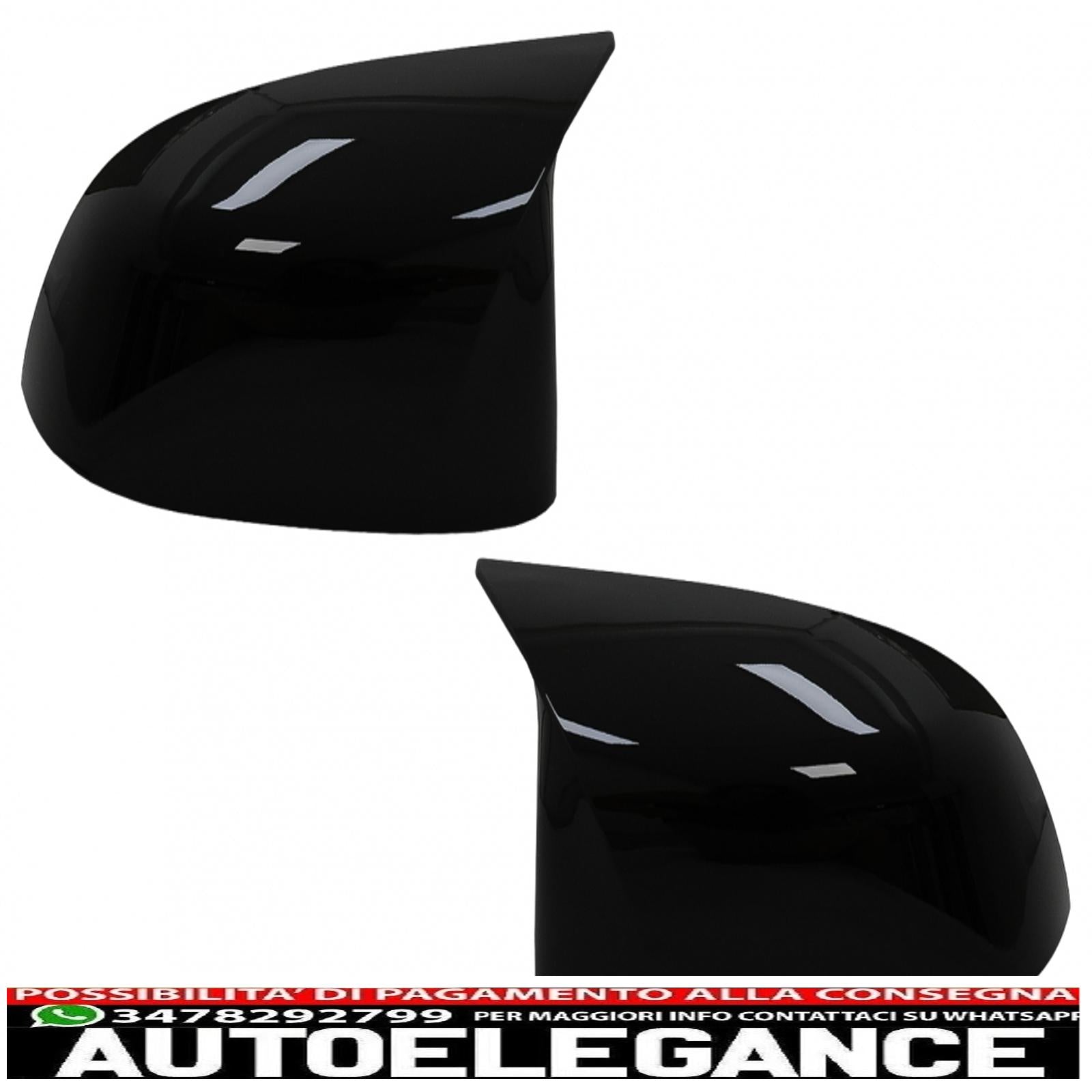 Calotte specchietti adatte per bmw x3 g01 x3 g08 x4 g02 x5 g05 x6 g06 x7 g07 (2017-2020) m sport design nero pianoforte AUTOELEGANCERICAMBI
