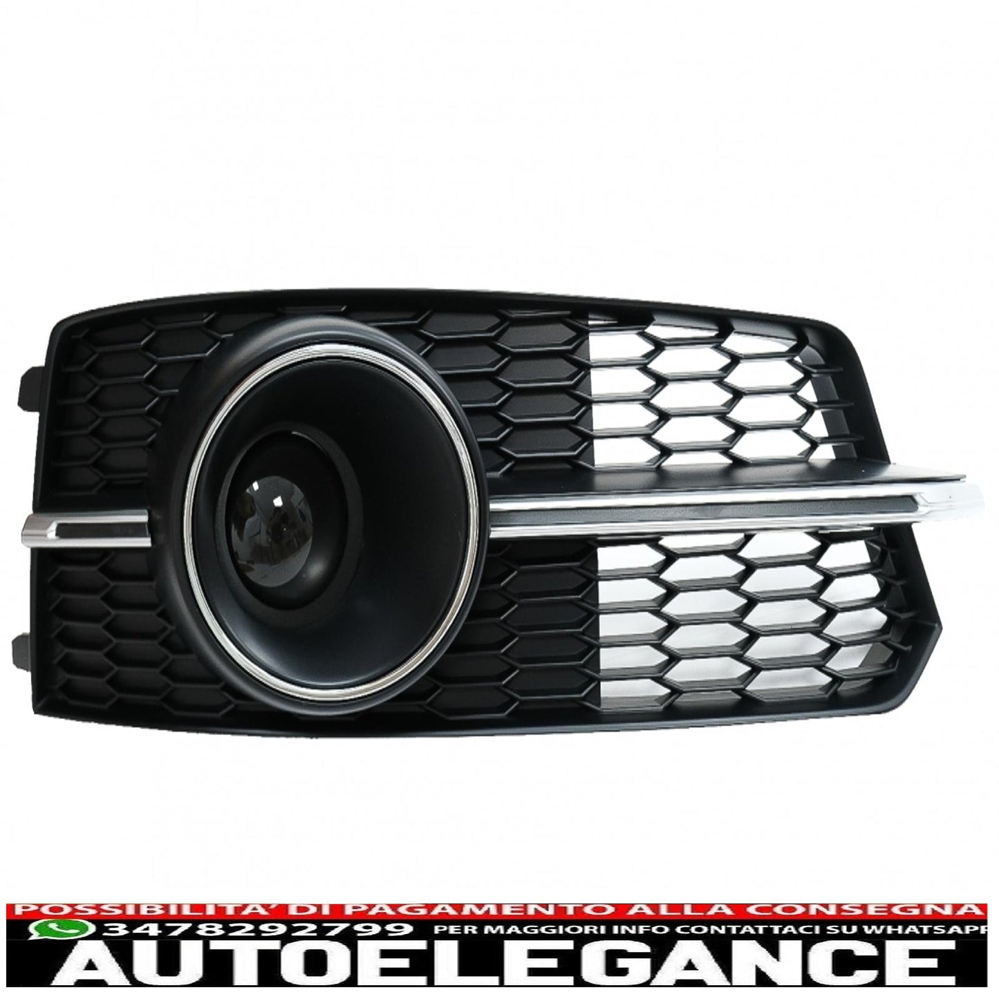 lower grill bumper covers ACC side grills suitable for audi a6 c7 4g s line facelift (2015-2018) chrome edition