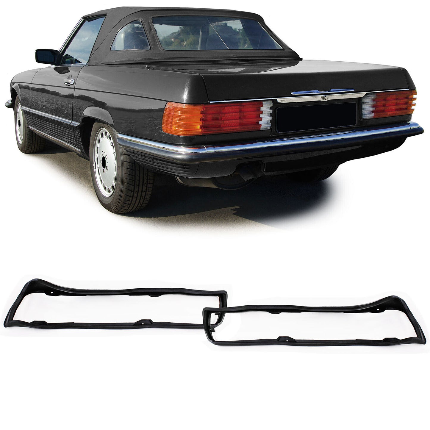 Rear light gaskets right + left for Mercedes SL R107 SLC C107 71-89