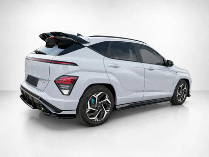 👉 Minigonne laterali adatto per Hyundai Kona N-Line MK2 22 in ABS nero lucido👈