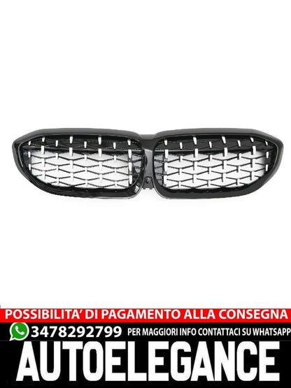 GRIGLIA RADIATORE ADATTA PER BMW SERIE 3 G20 G21 GRIGLIA LUCIDA DIAMANTE