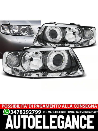 FARI ANTERIORI CRATI ADATTI per AUDI A3 09.00-05.03