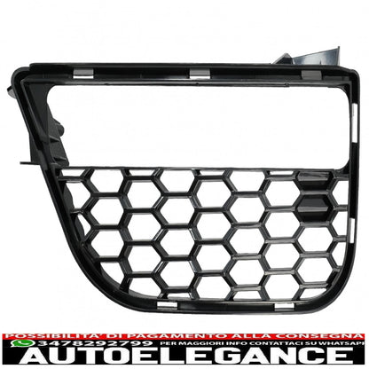Copri fendinebbia griglie laterali adatto per BMW Serie 5 G30 G31 (2017-up) M5 Design Piano Black AUTOELEGANCERICAMBI