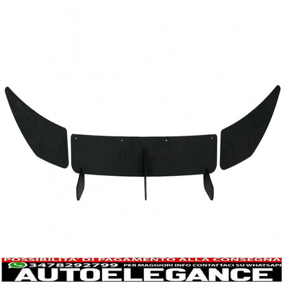 estensione paraurti posteriore per diffusore e splitter laterali adatta per vw golf 7 vii r (2013-2016)