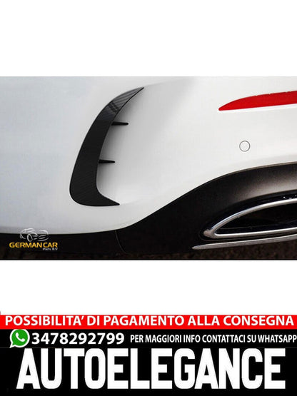 Per Mercedes V177 Classe A posteriore AMG OTTICA AERO FLAPS CARBONIO
