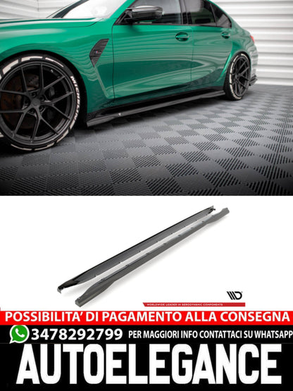 MINIGONNE LATERALI IN FIBRA DI CARBONIO COMPATIBILI PER BMW M3 G80