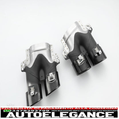 diffusore + paraurti scarico (nero) c43 amg ottica adatto per mercedes w205 s205-mostra il titolo originaletesto originalediffusor + auspuffblenden (schwarz) c43 amg optik passt für mercedes w205 s205