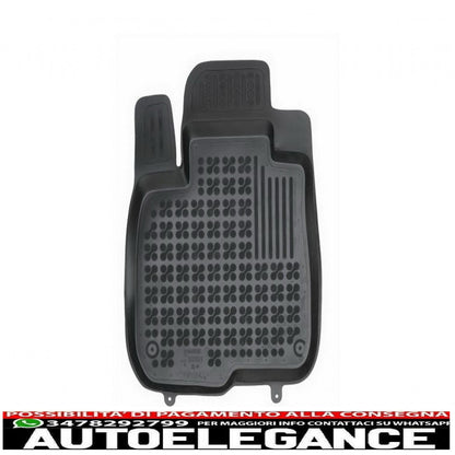 black rubber mats suitable for honda cr-v v (2018-up) cr-v e:hev (2022-up) hybrid (hev)