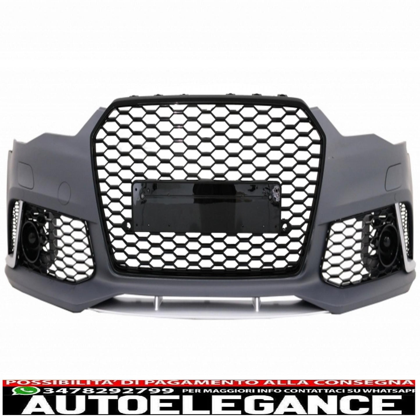 paraurti anteriore con diffusore paraurti posteriore con terminali di scarico adatto per audi a6 c7 4g facelift (2011-2014) design rs6