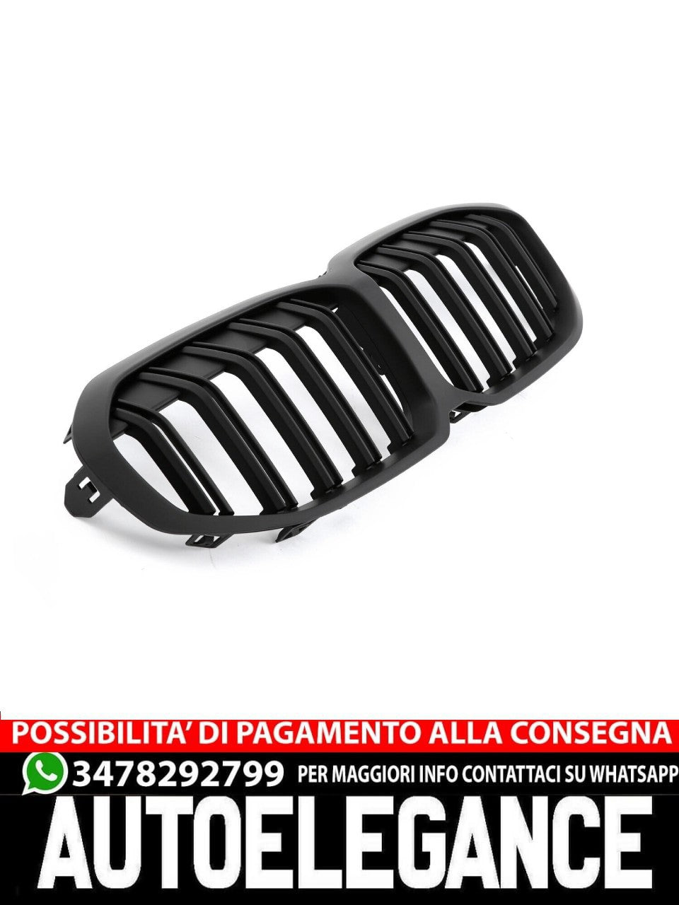 Griglie della griglia per BMW Serie 1 F40/F41 nero opaco