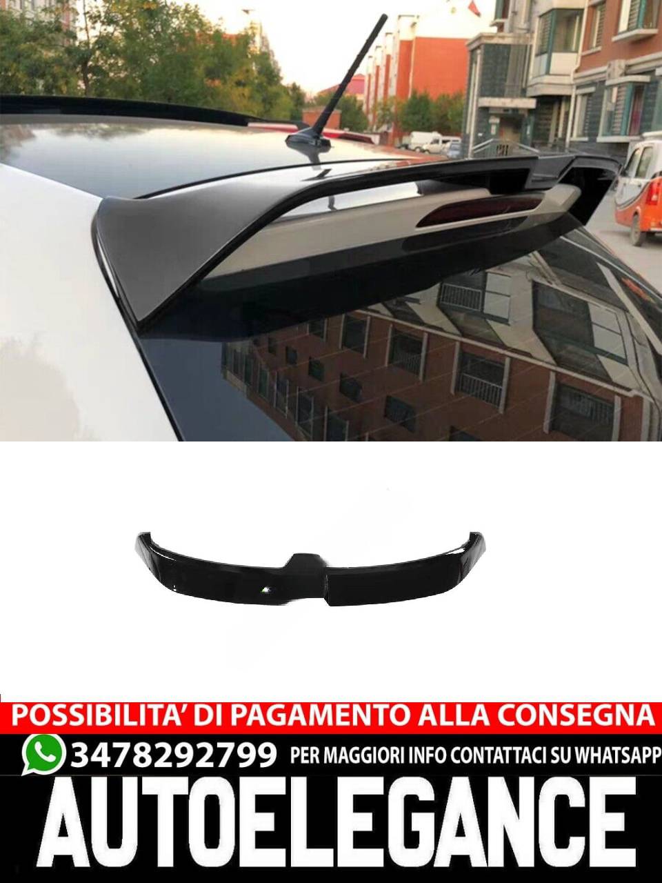 SPOILER adatto per VW Polo MK6 2017+