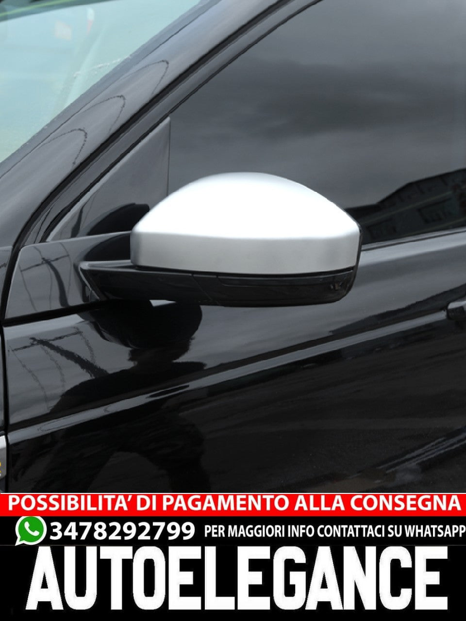 Per Range Rover Evoque tappi specchietto mascherina telaio cromato opaco