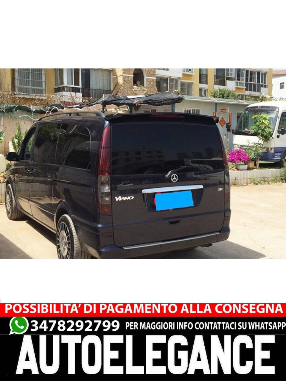 SPOILER adatto per MERCEDES VITO 2 W639 2003-2013