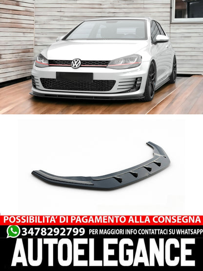 FRONT SPLITTER SUITABLE FOR V.3 VOLKSWAGEN GOLF GTI MK7 