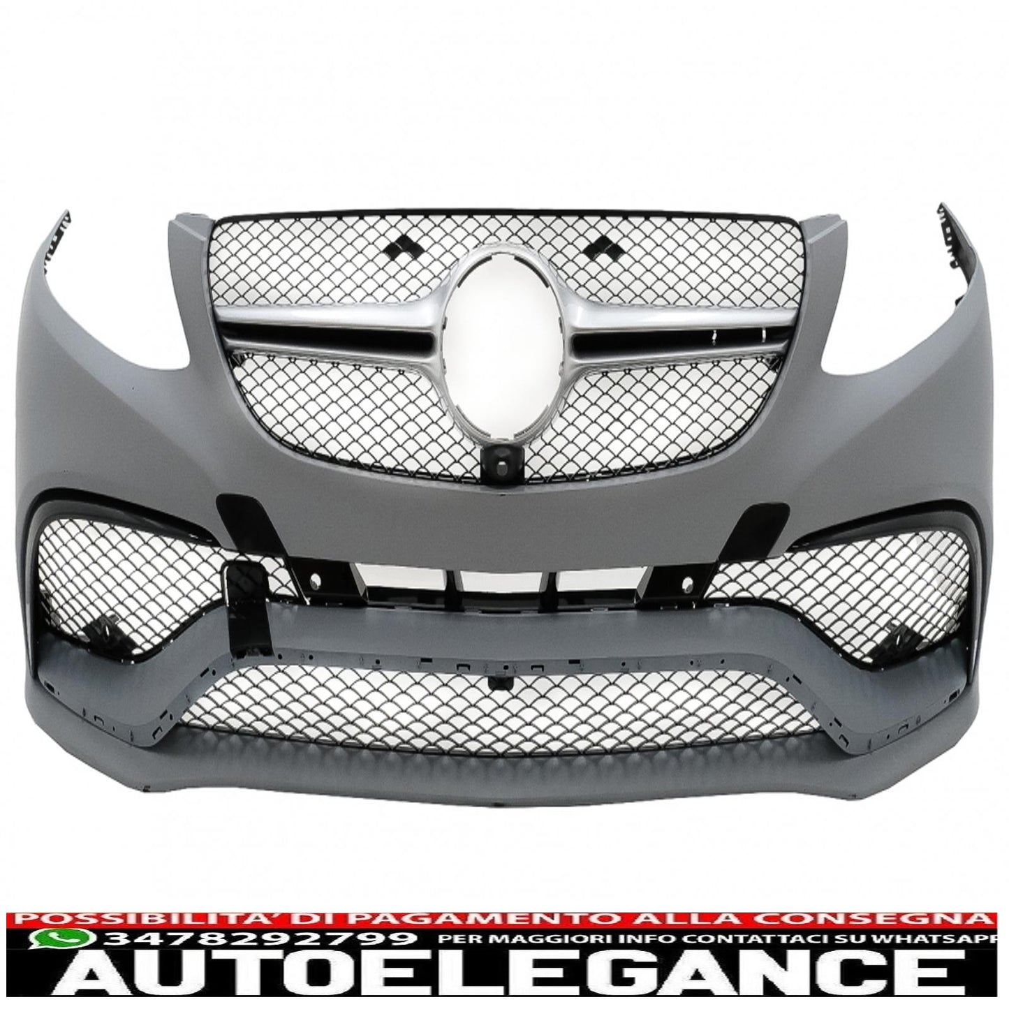 paraurti anteriore adatto a mercedes gle coupe c292 (2015-2019) design gle63