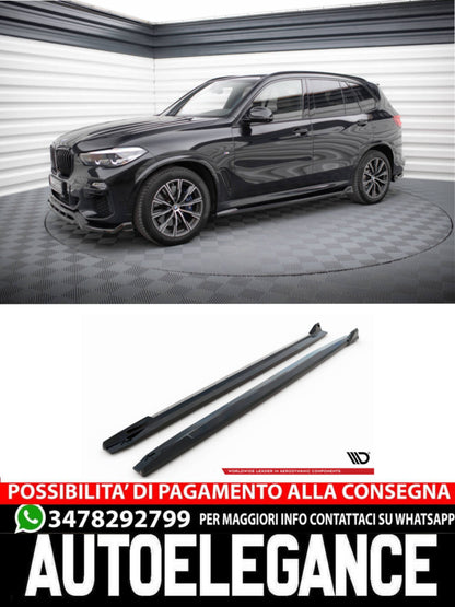 MINIGONNE LATERALI ADATTE PER V.2 BMW X5 M-PACK G05  (2018-2023)