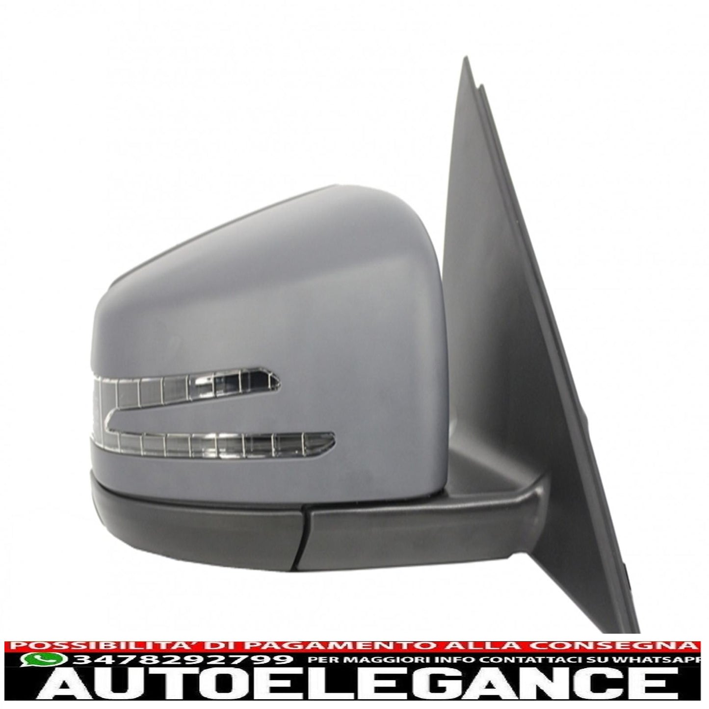 Complete mirror assembly suitable for mercedes c-class w204 (2007-2012) restyling design