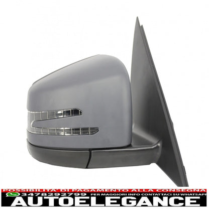 Complete mirror assembly suitable for mercedes c-class w204 (2007-2012) restyling design