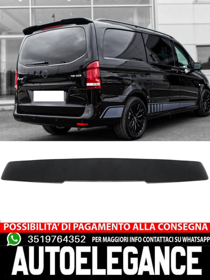 Spoiler posteriore adatto COMPATIBILE PER per Mercedes VITO W447 nero