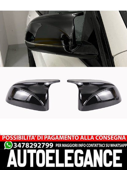 Calotte specchietti nere sportive per cambio per BMW G01 G02 G05 G06 G07 AUTOELEGANCERICAMBI