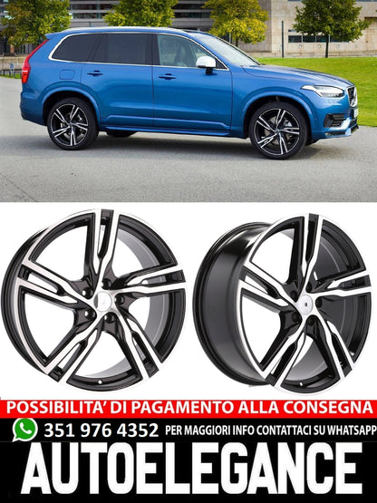 CERCHI CERCHIO IN LEGA 18" Adatto per ALFA ROMEO FORD JAGUAR LANCIA LAND ROVER LINCOLN RENAULT SMART VOLVO