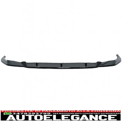 Front Bumper Spoiler Lip Suitable for BMW 7 Series G11 G12 LCI M Sport (02.2019-up) Piano Black 