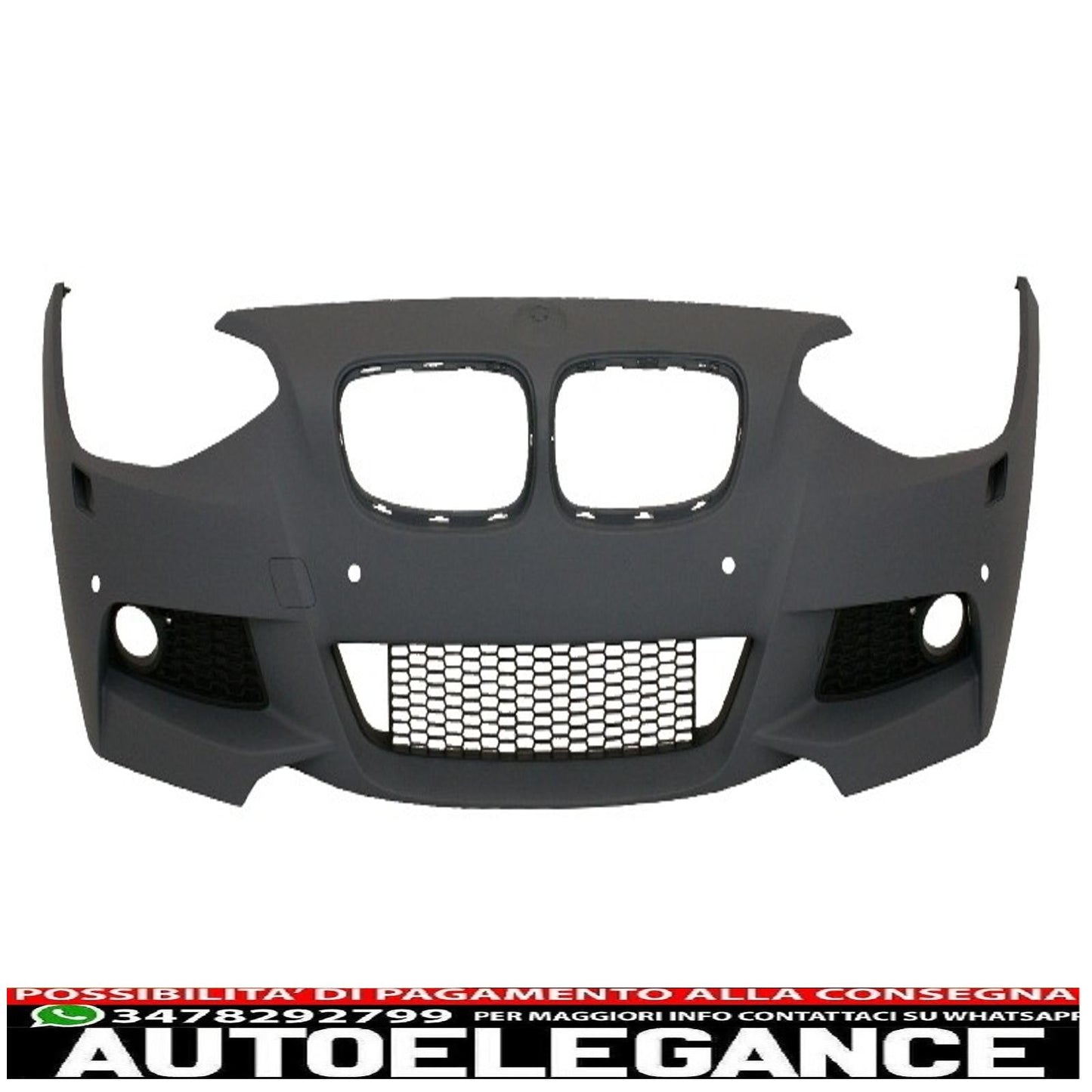 kit completo carrozzeria con minigonne laterali estensioni labbra aggiuntive adatto per BMW Serie 1 F20 (2011-2014) design m-technik