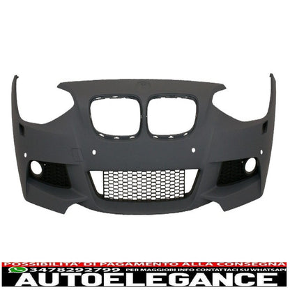 kit completo carrozzeria con minigonne laterali estensioni labbra aggiuntive adatto per BMW Serie 1 F20 (2011-2014) design m-technik