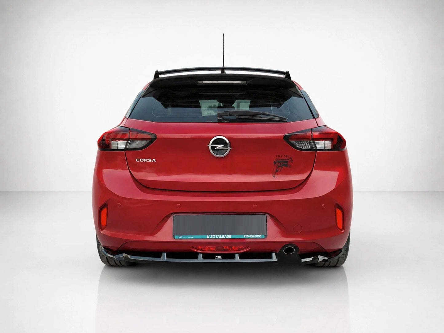 👉Splitter posteriore per Opel/Vauxhall Corsa F (2019-) ABS nero lucido👈