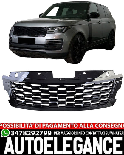 GRIGLIA ADATTA PER RANGE ROVER VOGUE L405 2018 - 2022 LOOK NERO LUCIDO
