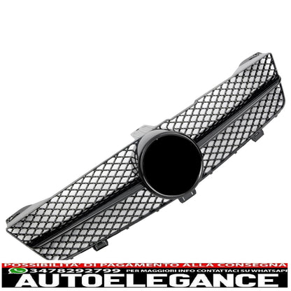sports grill radiator grill suitable for mercedes w219 cls 2008-2010 glossy black - shows original titleoriginal textgrill sport kühlergrill passt für mercedes w219 cls 2008-2010 glanz schwarz