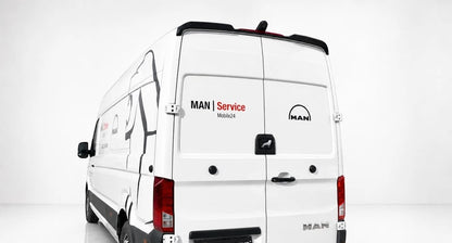 👉Spoiler Tetto Posteriore V.1 per VW Crafter MK2 H2 / MAN TGE H2 Portelloni👈