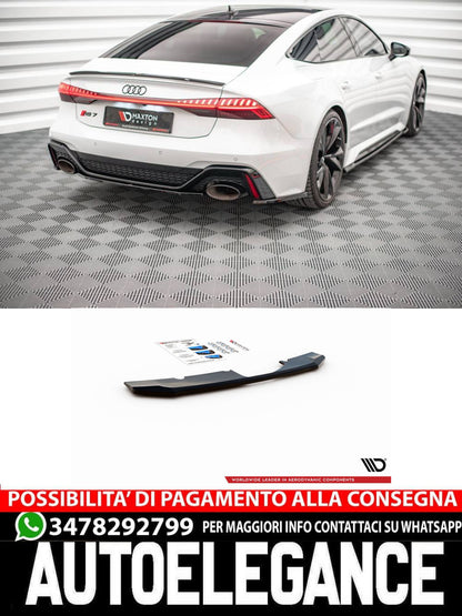 SPLITTER POSTERIORE CENTRALE adatto per  AUDI RS6 C8 / RS7 C8  2019-