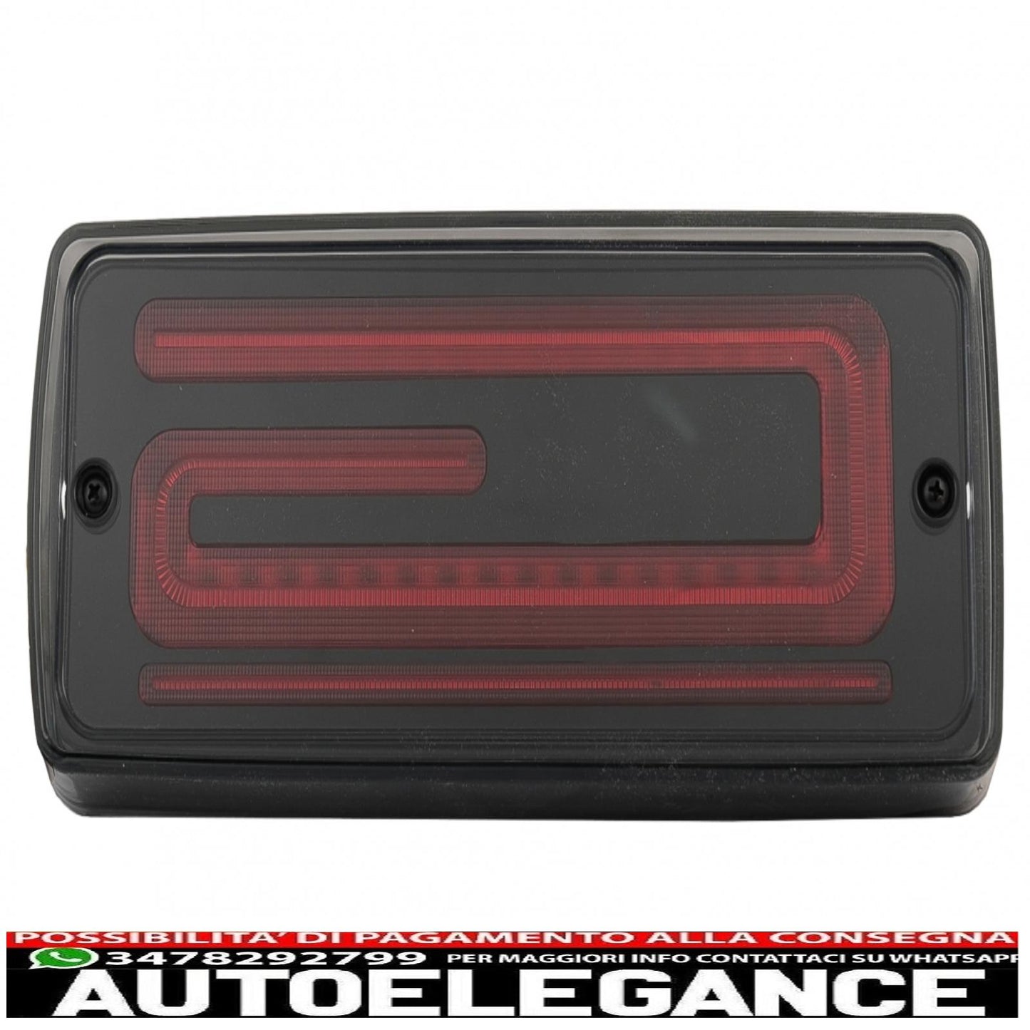 led rear lights light bar suitable for mercedes g class w463 (2008-2017) restyling 2018 dynamic design sequential cornering lights dynamic start smoke