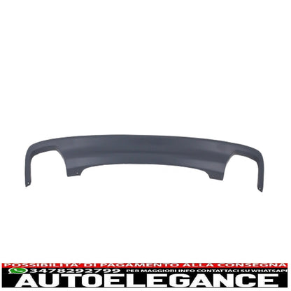 diffusore aria doppia uscita bmw serie 5 f10 (2011-2017) m 550i design con impianto di scarico adatto per paraurti standard