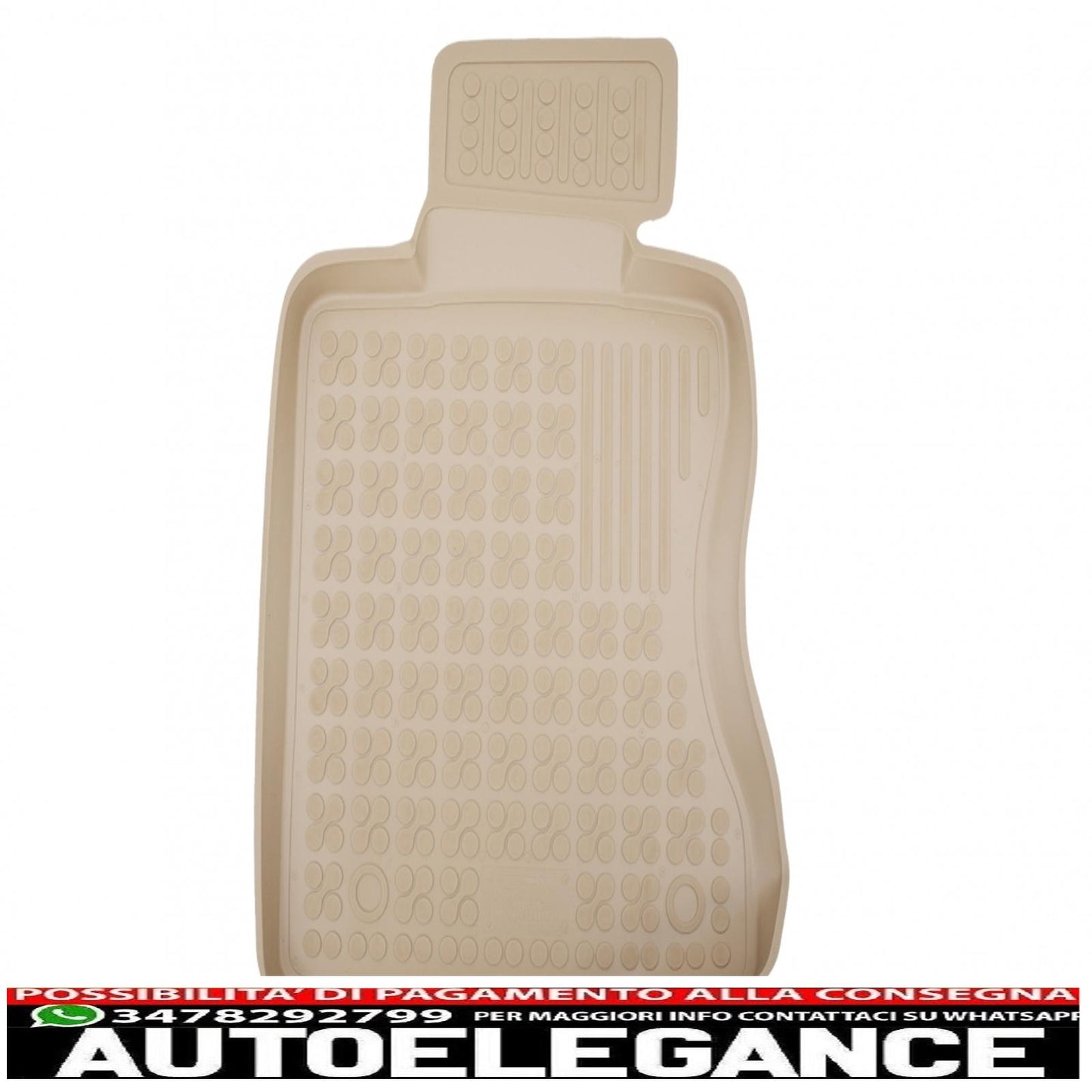 Beige rubber mat suitable for bmw 5 series e60 e61 2004-2010