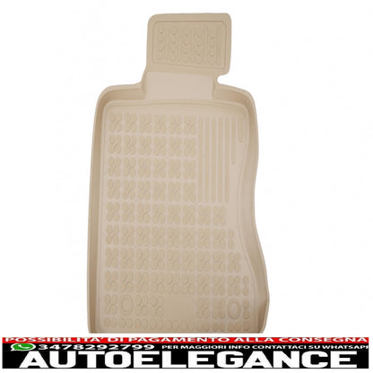 Beige rubber mat suitable for bmw 5 series e60 e61 2004-2010