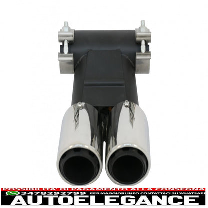 Exhaust tips suitable for Porsche 718 Cayman Boxster 982 (2016-up) chrome 