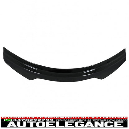 additional lip extension for roof spoiler suitable for mercedes a-class w176 (2012-2018) w177 (2018-up) gla suv x156 (2014-2019) h247 (2020-up) piano black
