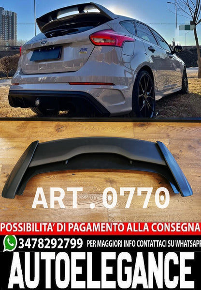 SPOILER TETTO ADATTO PER FORD FOCUS MK3 2011-2018 LOOK RS GREZZO