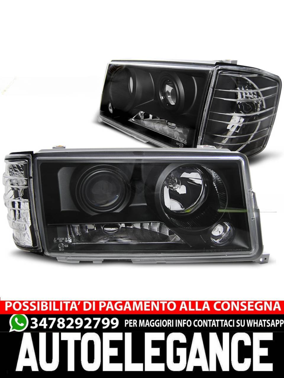 FARI NERI per MERCEDES W201/190 12.82-05.93