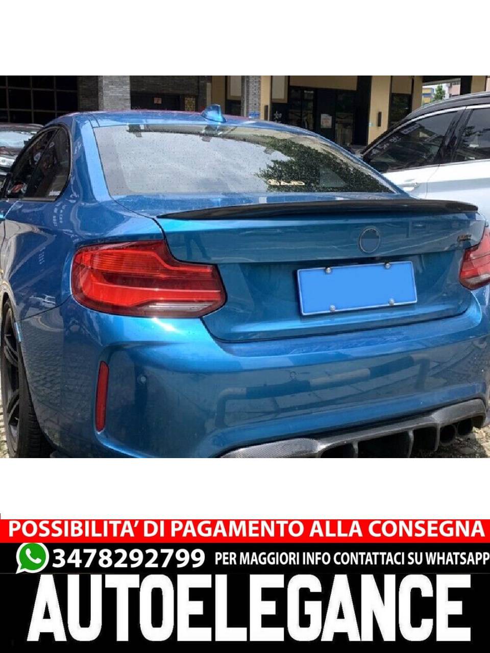 SPOILER adatto per BMW 2 F22 F87 2014-2021 coupé