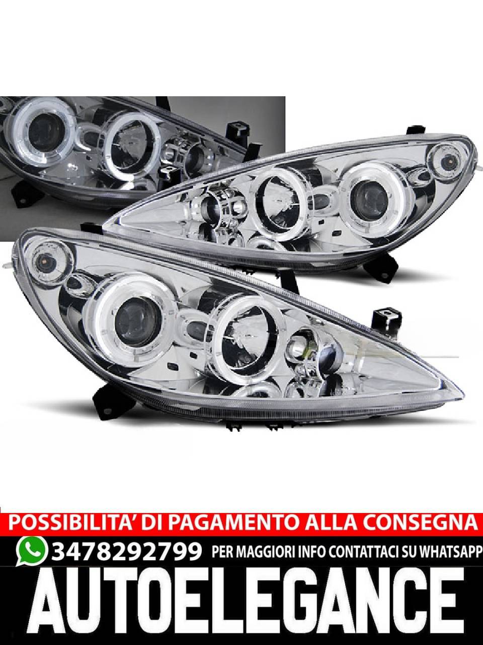 PEUGEOT 307 04.01-06.05 ANGEL EYES CROMATI