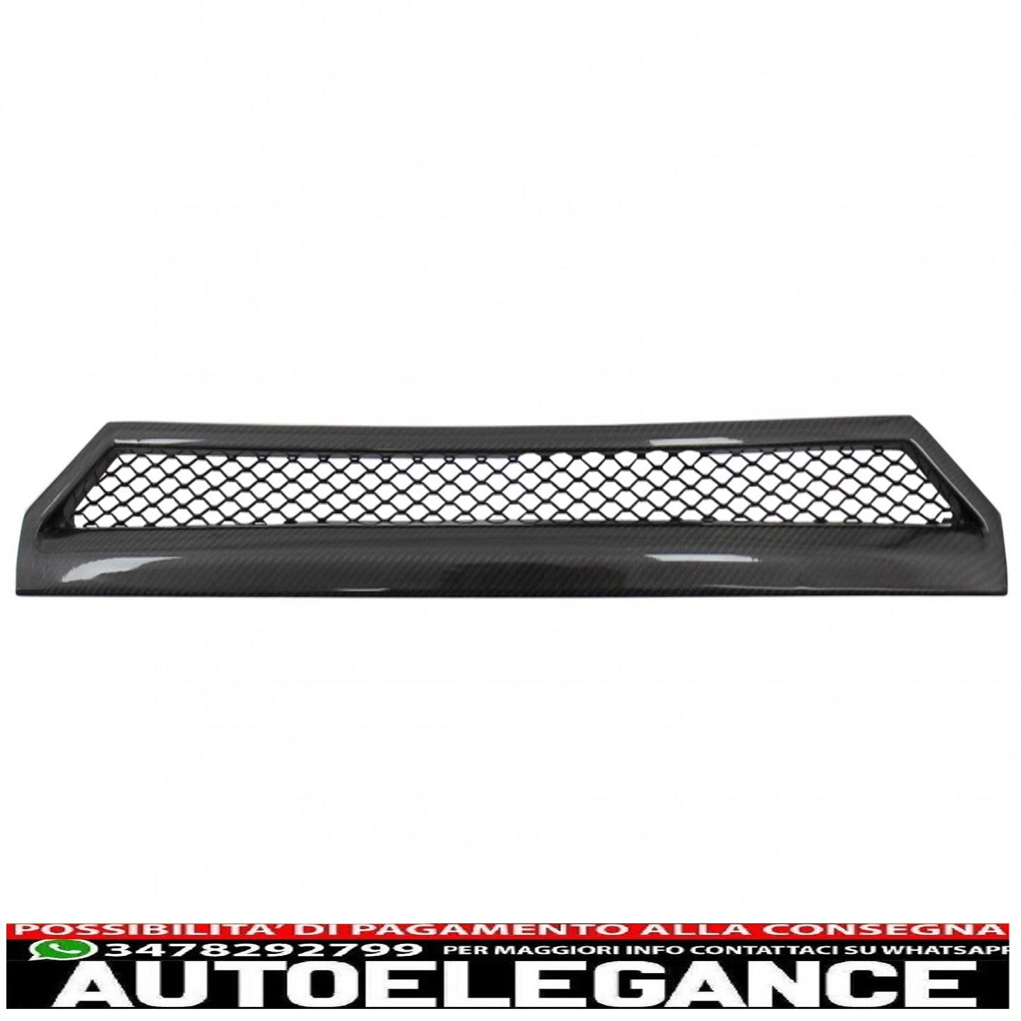 Labbro spoiler superiore paraurti anteriore in carbonio adatto per mercedes w463 classe g (1989-up) vero carbonio