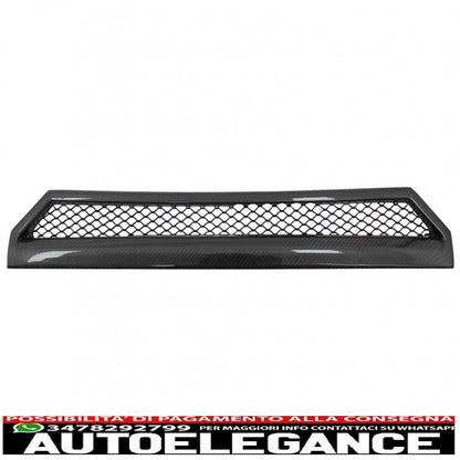 Labbro spoiler superiore paraurti anteriore in carbonio adatto per mercedes w463 classe g (1989-up) vero carbonio