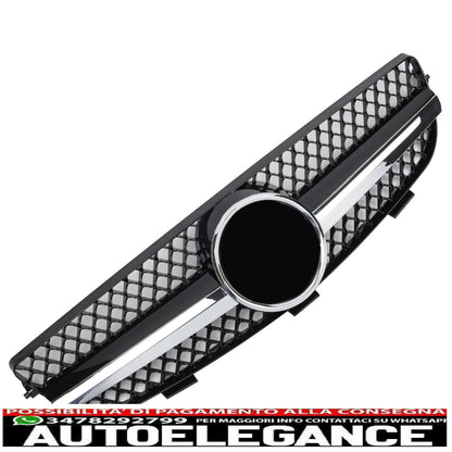 sports grill radiator grill suitable for mercedes w209 clk black + chrome - show original titleoriginal textsport grill kühlergrill passt für mercedes w209 clk schwarz + chrom